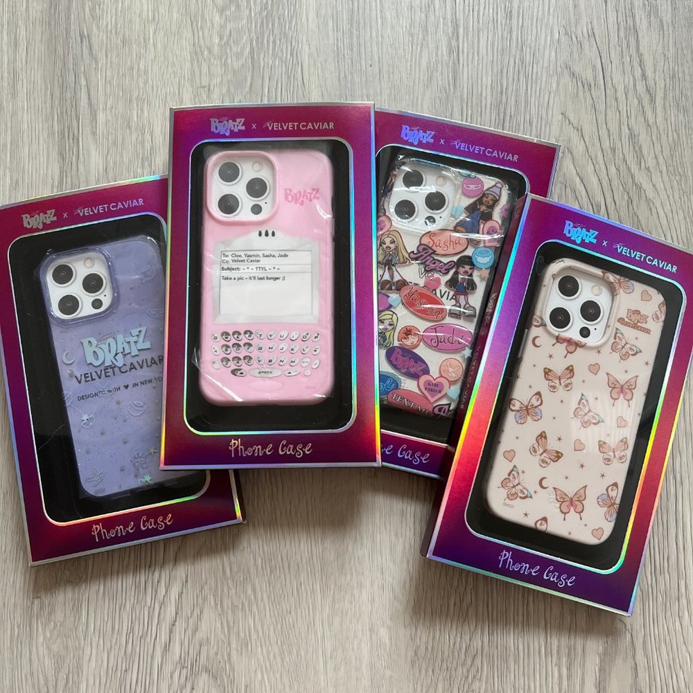 Bratz x Velvet Caviar iPhone 13 Pro LIMITED EDITION Phone Case Bundle (Set of 3)